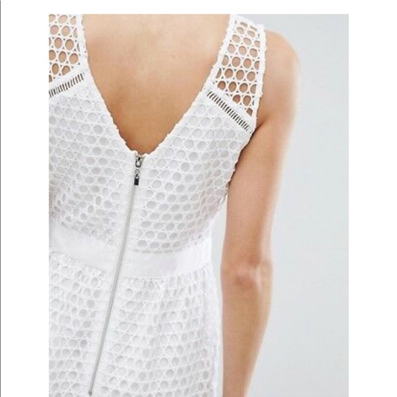 Abercrombie & Fitch Lace Zip Midi Dress - Picture 4 of 8